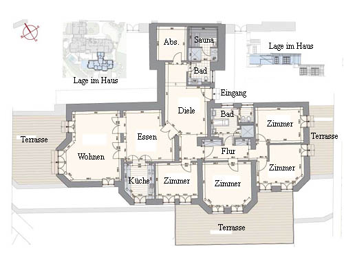 Grundriss Residenz 1 WE 14