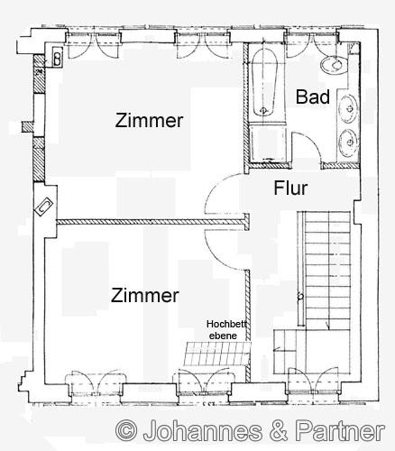Grundriss obere Ebene