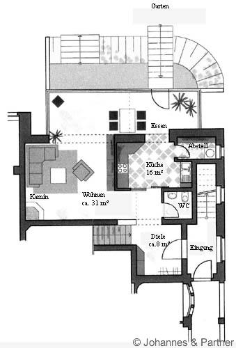 Grundriss obere Ebene