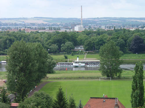 Blick aus der Wohnung
