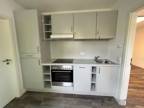 Küche mit Einbauküche