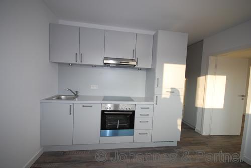 Küche mit Einbauküche