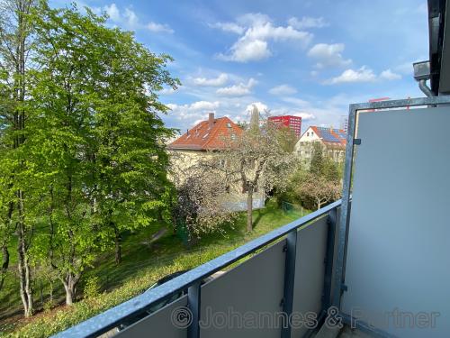 Ausblick vom Balkon