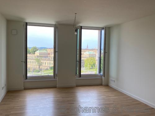 Wohnzimmer mit Blick zum Zwinger
