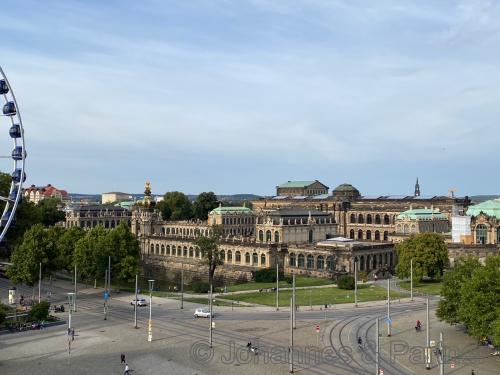 herrlicher Ausblick zum Zwinger