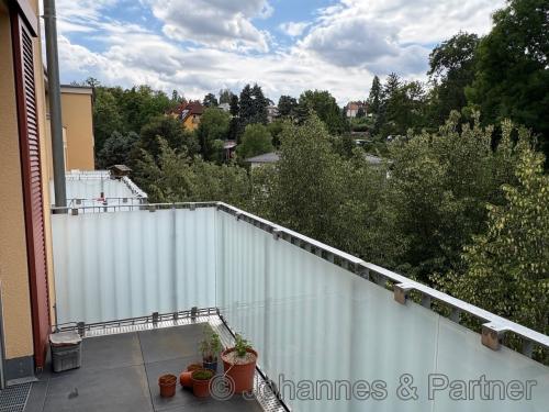 Balkon und Ausblick 