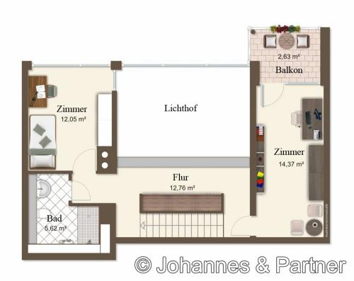 Grundriss obere Ebene