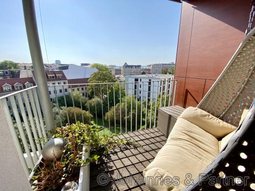 Balkon an der oberen Ebene