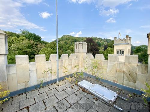 Dachterrasse 3 oben auf dem eigenen (mittleren) Turm