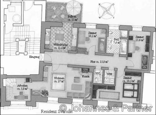 Grundriss 1.Obergeschoss