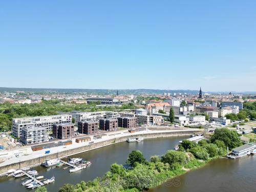 Ansicht aus dem Hafen