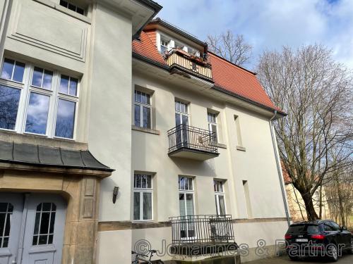 Hausansicht im Winter