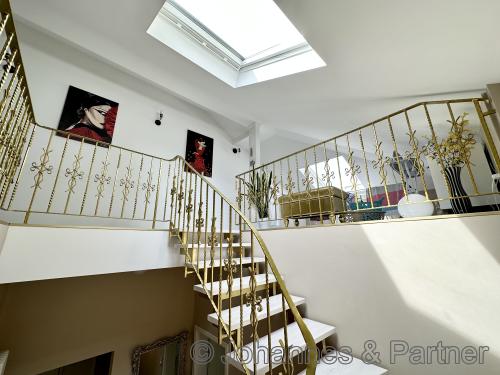 Treppe ins Dachgeschoss