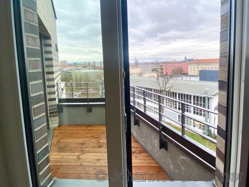 Balkon und Ausblick aus dem 6.Obergeschoss