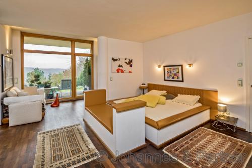 großes Schlafzimmer (mit einer hier nicht sichtbaren sehr großen Ankleide)