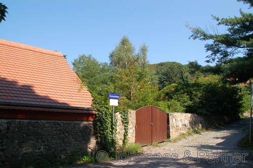 idyllische Lage am Elbhang