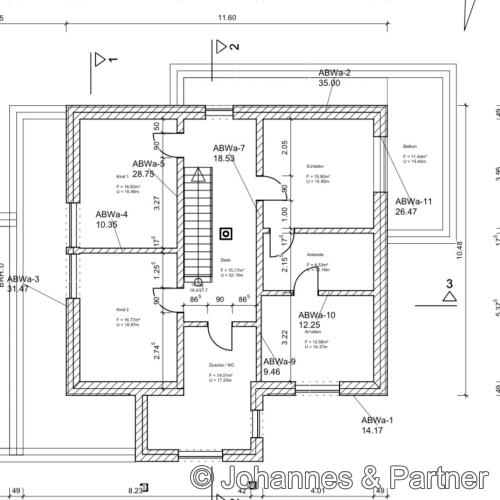 Grundriss Obergeschoss