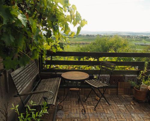 Terrasse und Ausblick