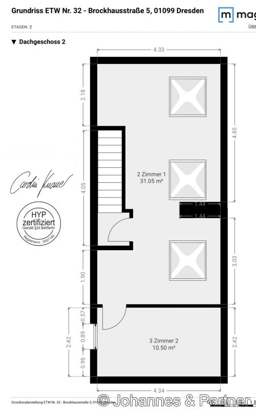 Grundriss Dachgeschoss