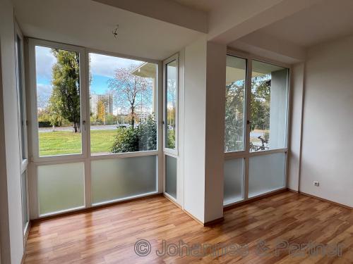 Wohnzimmer mit Erker