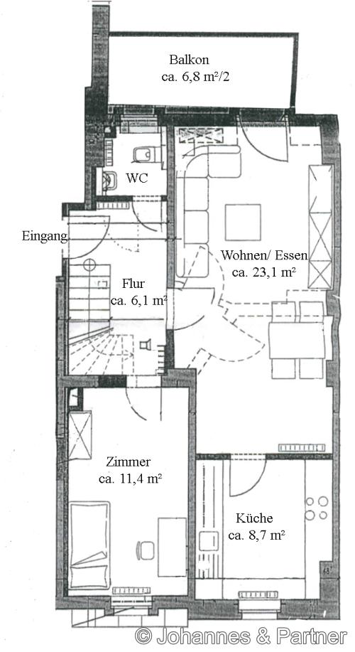 Grundriss untere Ebene
