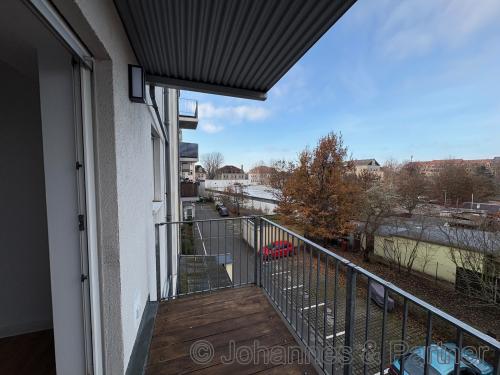 Balkon und Ausblick