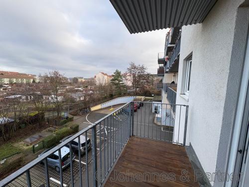 Balkon und Ausblick