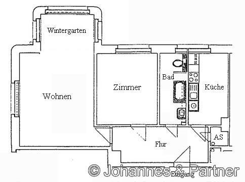 01187 Dresden - Plauen , Bernhardstraße 44 WE 6 - Foto 1