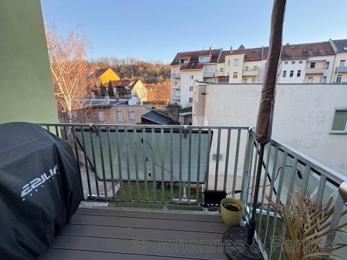 Balkon und Ausblick