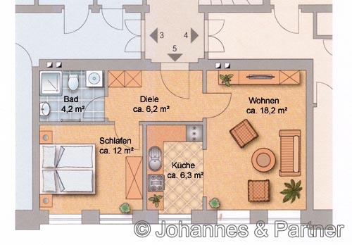 Grundriss WE 8 identisch