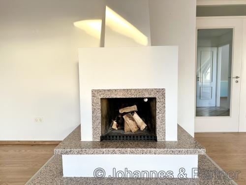Kamin im Wohnzimmer