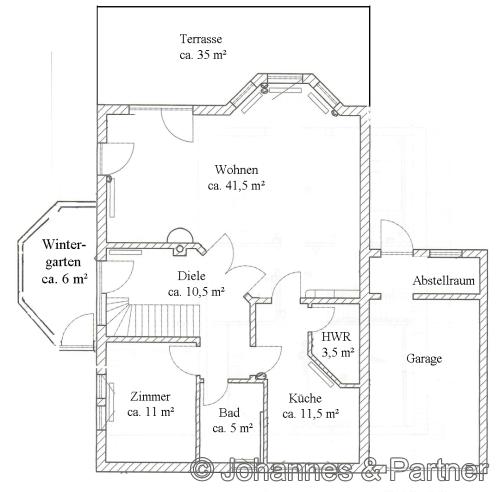 Grundriss Erdgeschoss