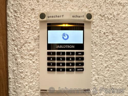 Bedieneinheit für die Alarmanlage