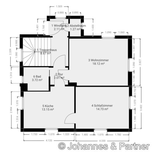 Grundriss Hochparterre