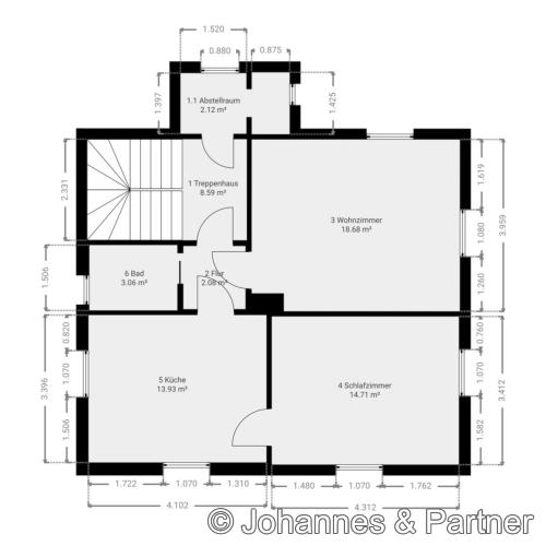 Grundriss 1.Obergeschoss