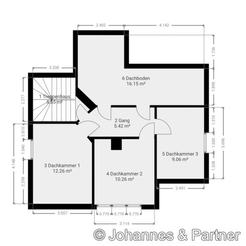Grundriss Dachgeschoss