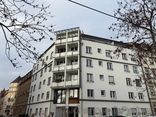 Hausansicht im Winter