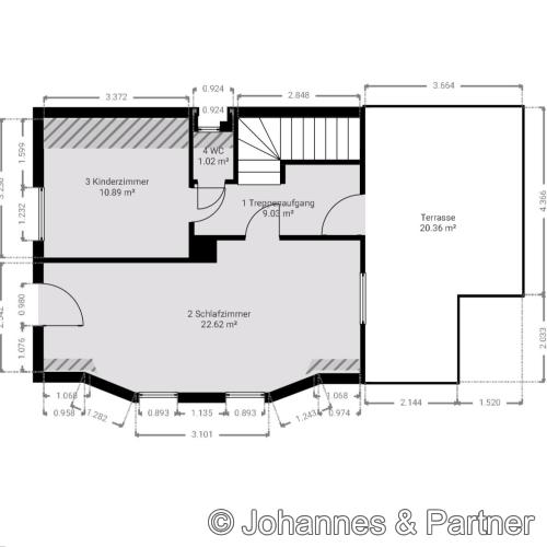 Grundriss Obergeschoss