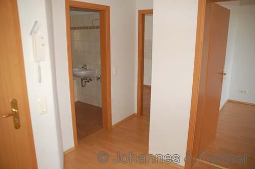 Flur mit angrenzenden Zimmern