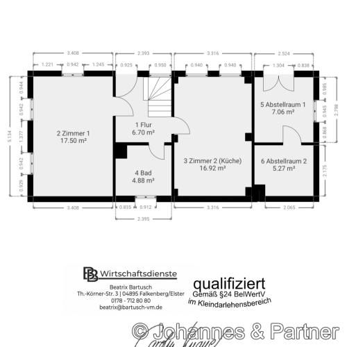 Grundriss Seitengebäude Erdgeschoss