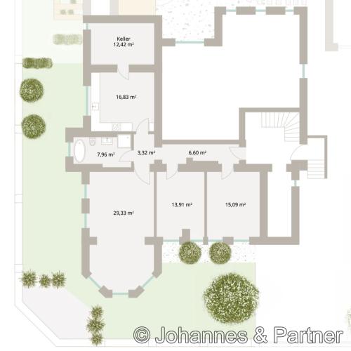 Grundriss der Wohnung