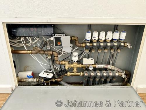 Fußbodenheizung in der gesamten Wohnung