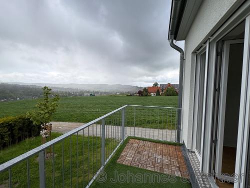 Balkon und Ausblick