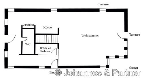 Grundriss untere Ebene