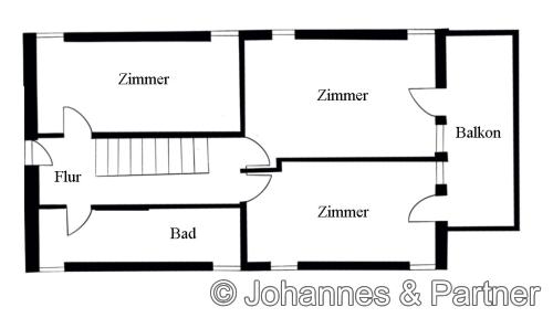 Grundriss obere Ebene