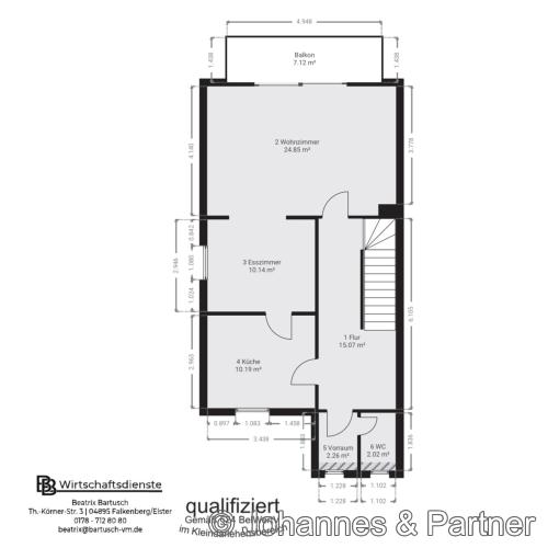 Grundriss Mittelgeschoss