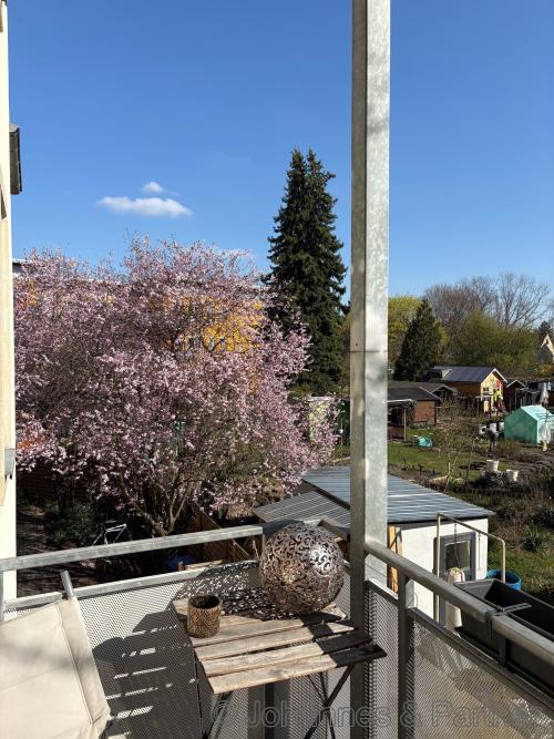 Balkon am Wohnzimmer