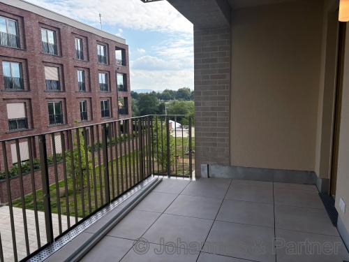 Balkon und Ausblick  