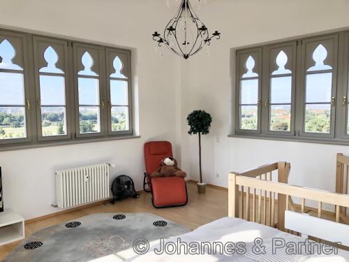 das obere Zimmer im Turm