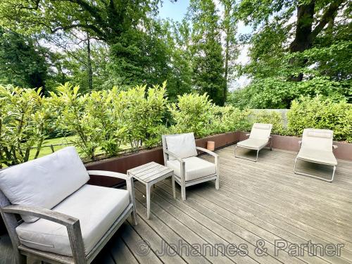 Dachterrasse auf dem Gartenhaus